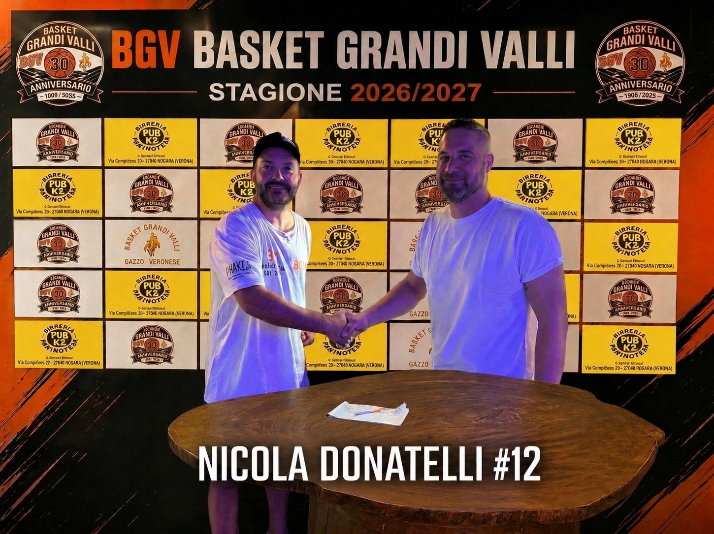 Nicola Donatelli #12 nuovo acquisto BGV