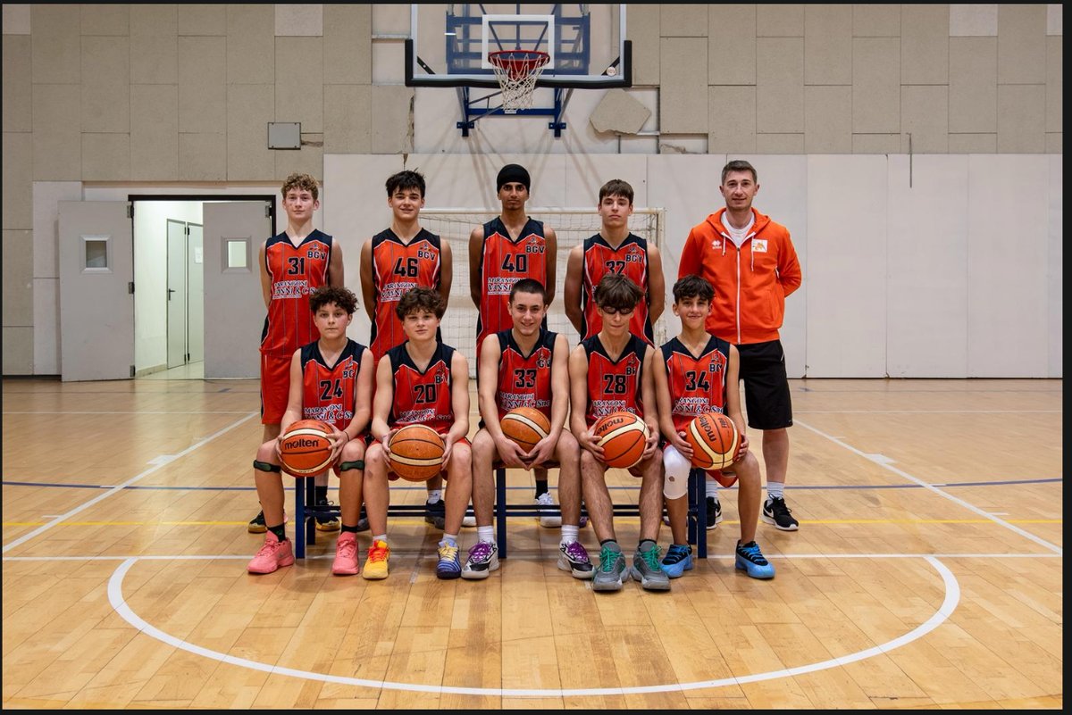 Foto di squadra Under 17 Basket Grandi Valli